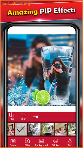 PIP Camera & Photo Editor screenshot