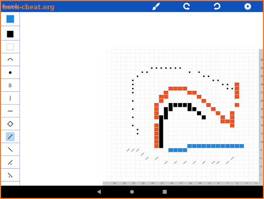 Pipa Knitting Chart - Knitting Chart Designer screenshot