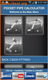 Pipe Fitter Calculator screenshot