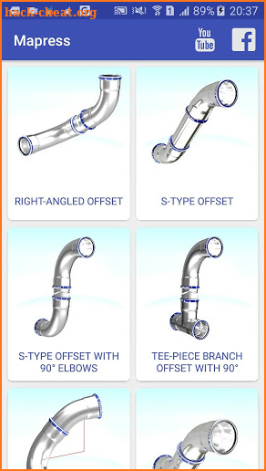 Pipefitter Mapress Calculator screenshot