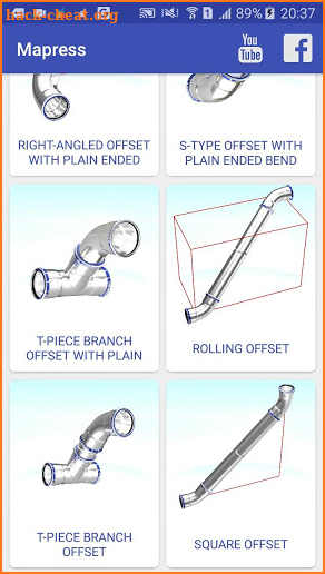 Pipefitter Mapress Calculator screenshot