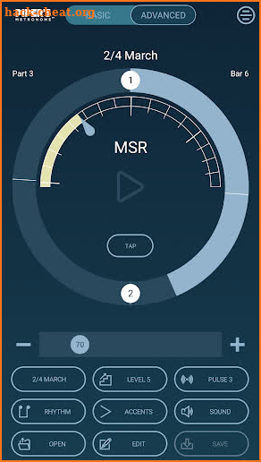 Pipers Metronome screenshot