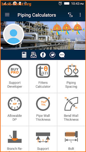 Piping Calculators Free screenshot