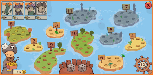 Pirates Treasure Hunt: Kids learn maths by playing screenshot