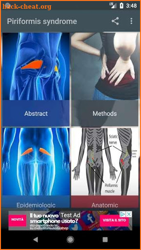 Piriformis syndrome screenshot