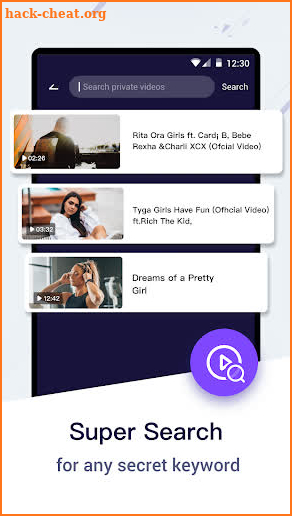 Pirvate Video - Watch private video & save URL screenshot