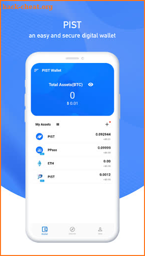 PIST Wallet screenshot