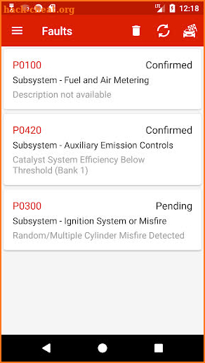 Piston (OBD2 & ELM327) screenshot