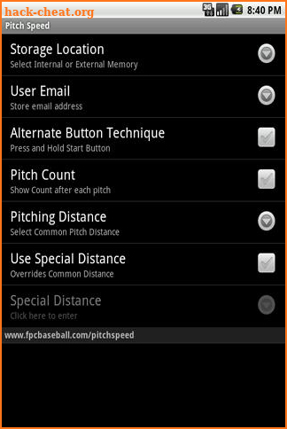 Pitch Speed screenshot