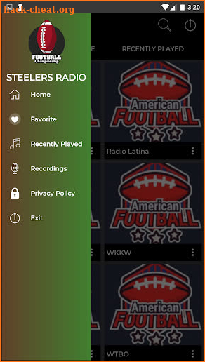 Pittsburgh football Radio App screenshot