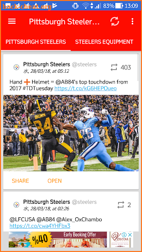 Pittsburgh Steelers All News screenshot