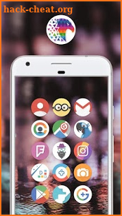 Pix Up - Round Icon Pack screenshot