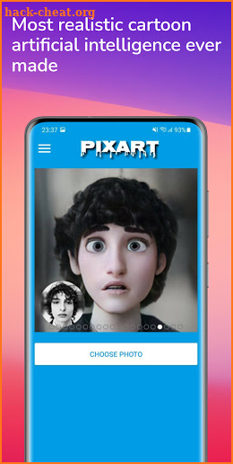 Pixart - Cartoon yourself photo editor screenshot