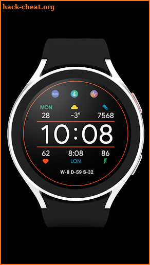 Pixel 3 watch face screenshot