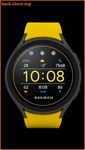 Pixel 3 watch face screenshot