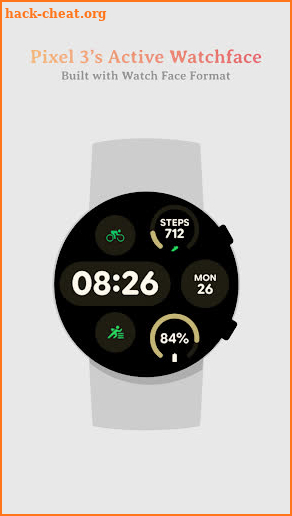 Pixel 3's Active Watch Face screenshot