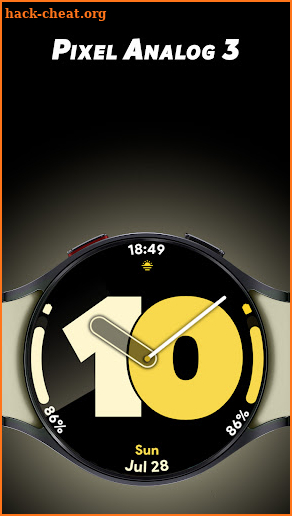 Pixel Analog 3 - Watch face screenshot