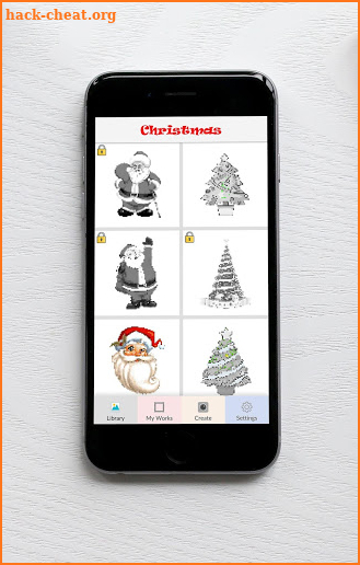 Pixel Art - Christmas Stickers screenshot