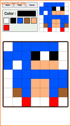 Pixel Art Coloring : 8-Bit Paint Book Free screenshot