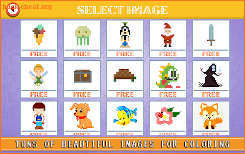 Pixel Art Coloring Book: Draw Sandbox Color Pages screenshot