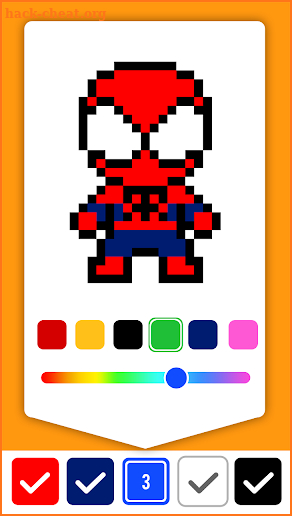 pixel art coloring book - paint & draw by number screenshot