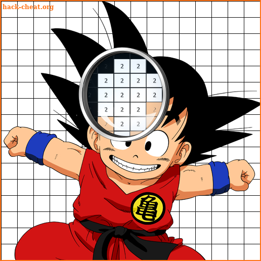 Pixel Art Dragon ball Color by Number screenshot