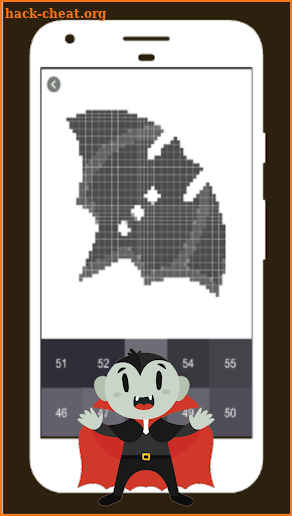 pixel art - halloween 2018 color by number online screenshot