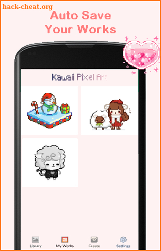 Pixel Art Kawaii - Cute Color By Number screenshot