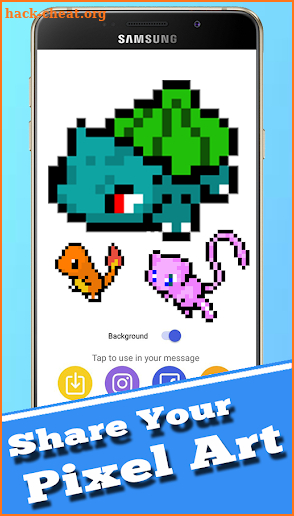 Pixel Art Poke screenshot