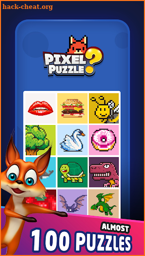 Pixel Color Picture Word Puzzle screenshot