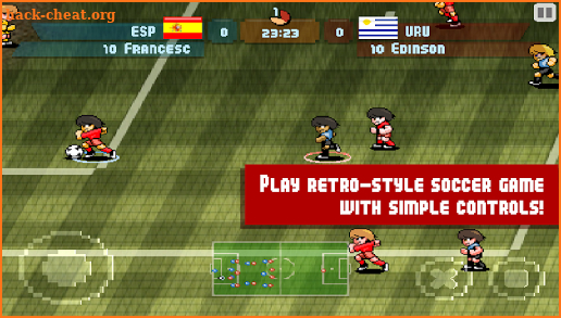 Pixel Cup Soccer screenshot