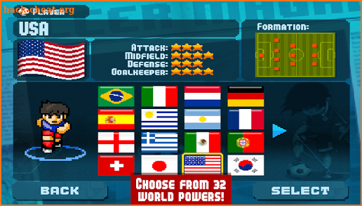 Pixel Cup Soccer screenshot