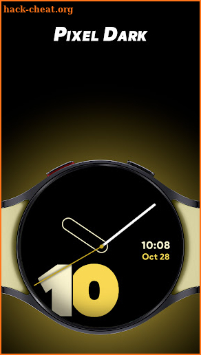 Pixel Dark - Watch face screenshot