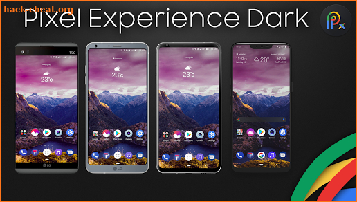 Pixel Experience Theme Dark for LG G7 screenshot