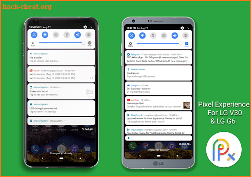 Pixel Experience Theme for LG V30 LG G6 screenshot