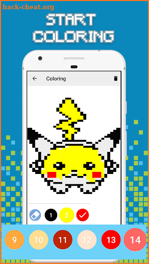 Pixel Mon – Poké Coloring by Number screenshot