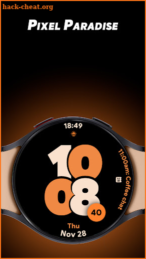 Pixel Paradise - Watch face screenshot