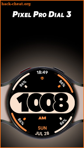 Pixel Pro Dial 3 - Watch face screenshot