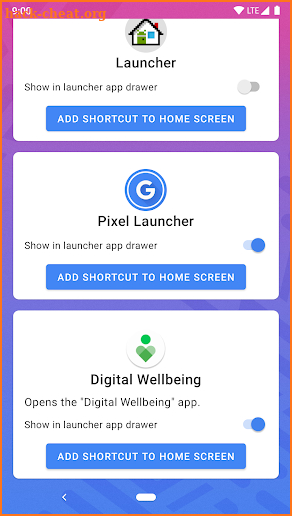 Pixel Shortcuts: Launcher/Digital Wellbeing helper screenshot