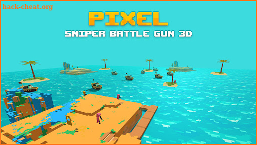 Pixel Sniper Battle Gun 3D screenshot