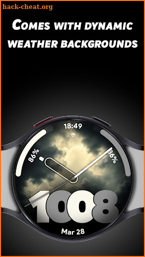 Pixel Weather 3 - Watch face screenshot