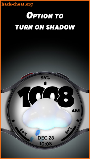 Pixel Weather - Watch face screenshot