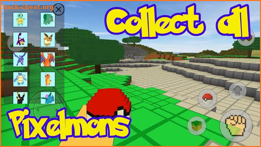 Pixelmon craft go strory mod Battle PE screenshot