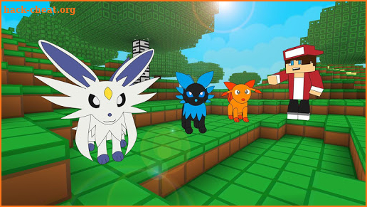 Pixelmon go craft story mod: Battle Gronds PE screenshot