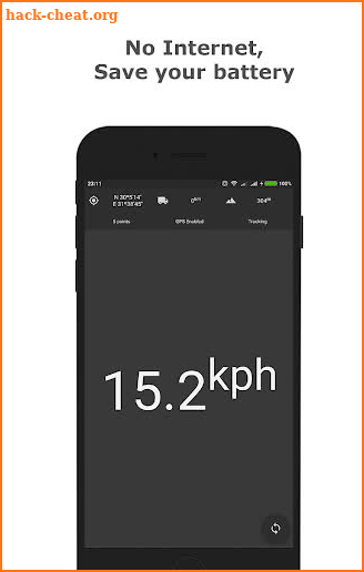 Pixida: GPS SpeedMeter Offline screenshot