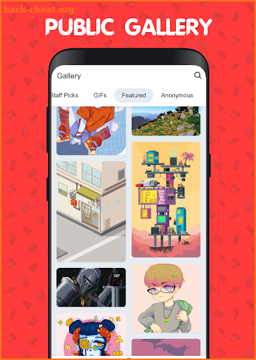 Pixilart - Create pixel art on the go & socialize screenshot