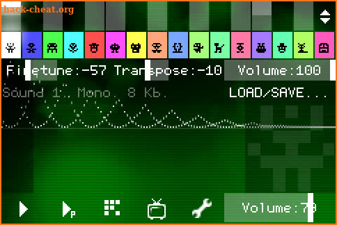 PixiTracker 1Bit screenshot