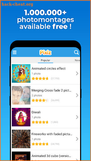 Pixiz - Photo montage & Collage photo screenshot