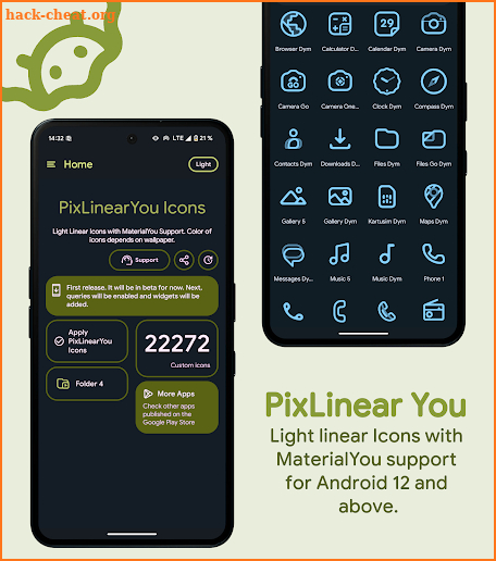 PixLinear You Icon Pack screenshot