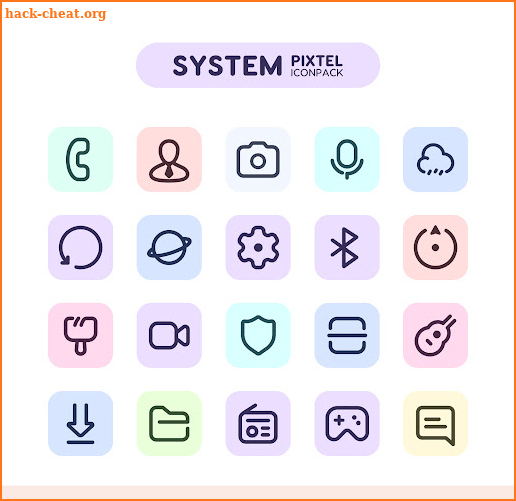 Pixstel IconPack screenshot